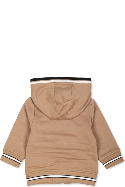 Homeware Hugo Boss Beige Sweatshirt For Boy With Logo