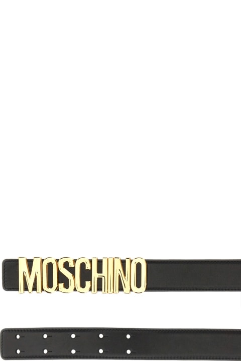 Moschino Men Moschino Belt With Logo