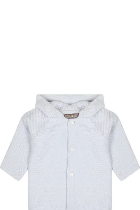 Little Bear Coats & Jackets for Baby Boys Little Bear Light Blue Coat For Baby Boy