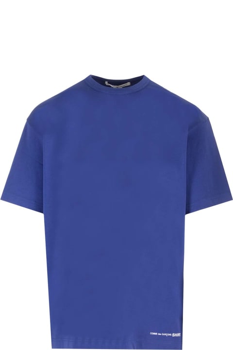 Comme des Garçons Shirt for Men Comme des Garçons Shirt Electric Blue Over T-shirt
