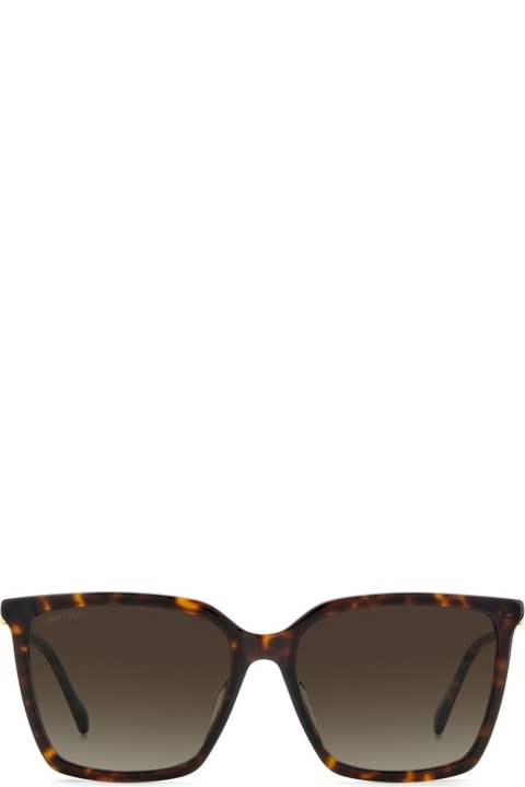 ウィメンズ新着アイテム Jimmy Choo Eyewear Jc Totta/g/s 086/ha Havana Sunglasses