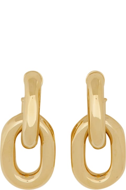 Earrings for Women Paco Rabanne "xl Link" Double Hoop Earrings
