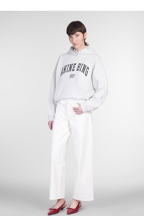 Anine Bing for Women Anine Bing Manon Jeans In Beige Cotton