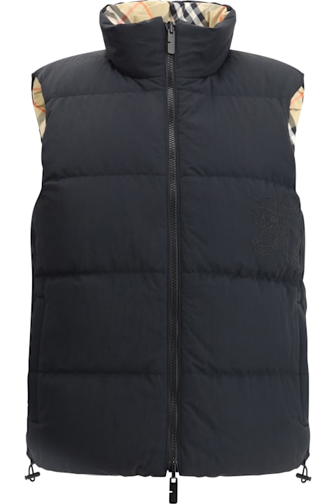 الملابس خصم على السيدات Burberry Reversible Down Vest