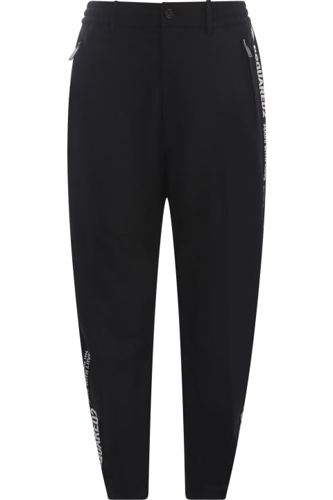 Dsquared2 Pants for Men Dsquared2 Trousers In Polyester And Wool Blend