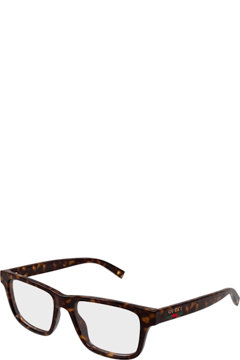Gucci Eyewear for Kids Gucci Eyewear Gucci Gg1987o Linea Sign 002 Dark Havana Glasses