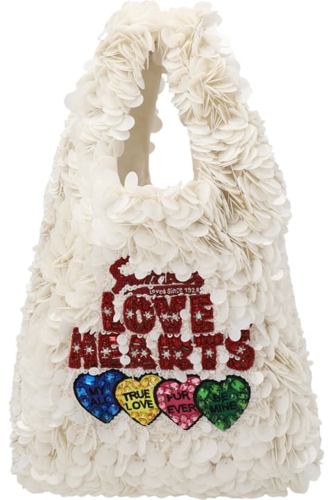 'love Hearts' Mini Shopping Bag