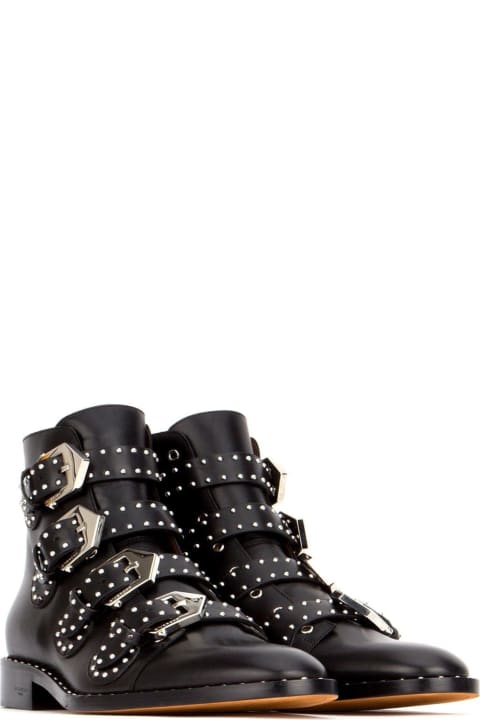 Fashion for Women Givenchy Black Leather Ankle Boots
