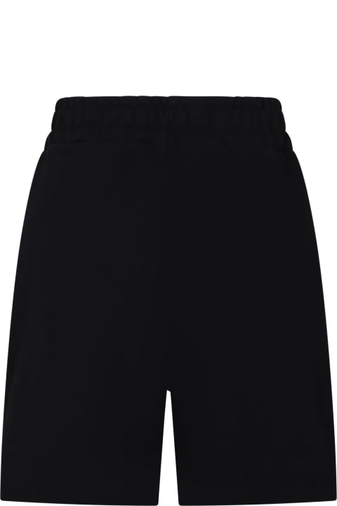 Bottoms for Boys MSGM Black Shorts For Boy With Logo