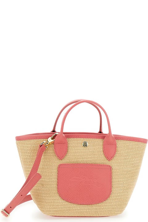 Burberry Embroidered Nylon Medium Peg Handbag | italist
