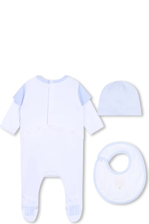 Givenchy Bodysuits & Sets for Baby Boys Givenchy Set Tutina Con Motivo 4g