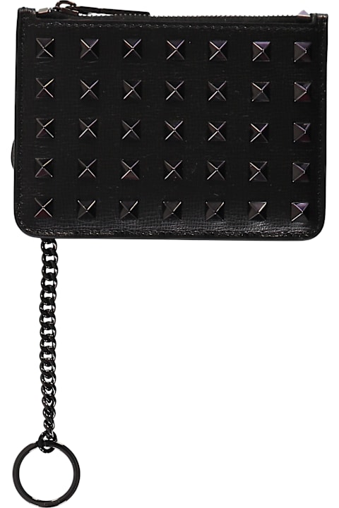 Homeware Valentino Garavani Leather Card Holder