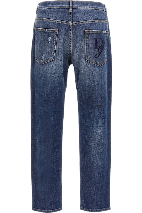 Homeware Dolce & Gabbana Logo Embroidery Jeans