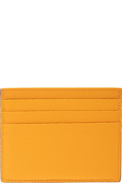 Fendi Wallets for Women Fendi Black Card-holder With Metal Logo In Relief In Leather Man