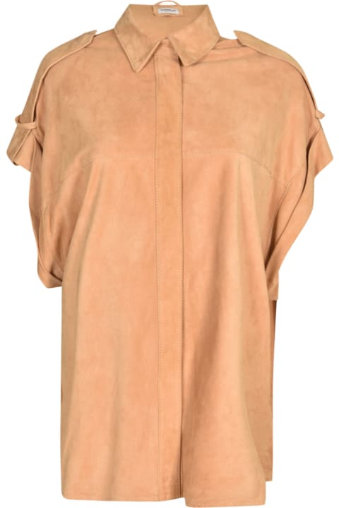 Fashion for Women Dondup Asymmetric Sleeved Round Hem Shirt