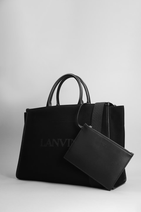 Bags for Men Lanvin Canvas Shopper Bag