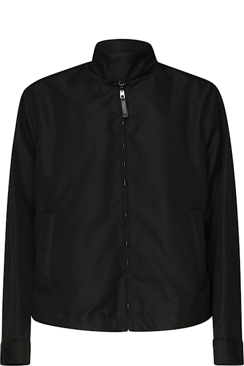 Dolce & Gabbana قمصان لـ القسم الرجالي Dolce & Gabbana Canvas Bomber Jacket With Logo