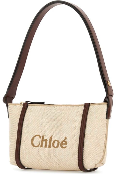 Chloé Bags for Women Chloé Sand Canvas Carry Shoulder Bag