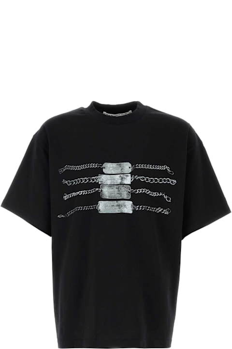 Alexander Wang for Kids Alexander Wang Black Cotton Oversize T-shirt