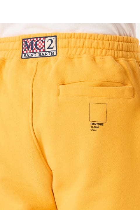 MC2 Saint Barth for Men MC2 Saint Barth Yellow-ochre Track Pants | Pantone Special Edition