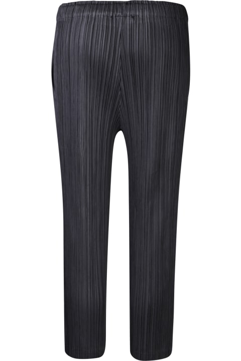 Issey Miyake for Women Issey Miyake Pleated Black Trousers