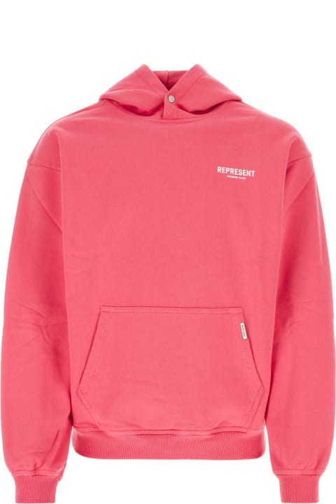 REPRESENT for Men REPRESENT Dark Pink Cotton Sweatshirt