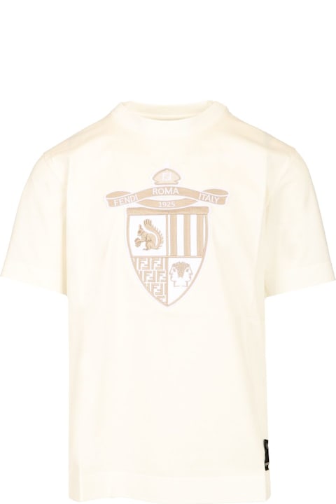 Fendi ملابس علوية لـ القسم الرجالي Fendi T-shirt Fendi Roma