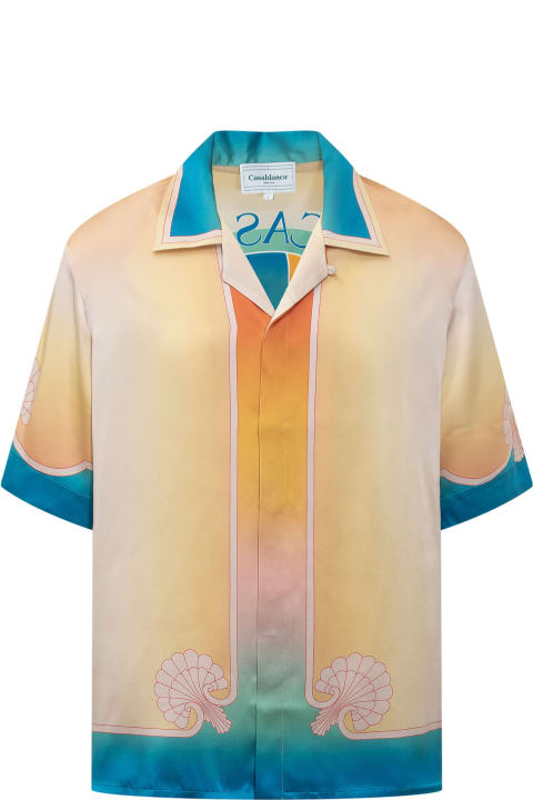 Shirts for Men Casablanca Cuban Collar Shirt