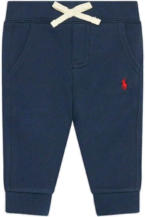 Polo Ralph Lauren Bottoms for Women Polo Ralph Lauren Logo Embroidered Drawstring Trousers