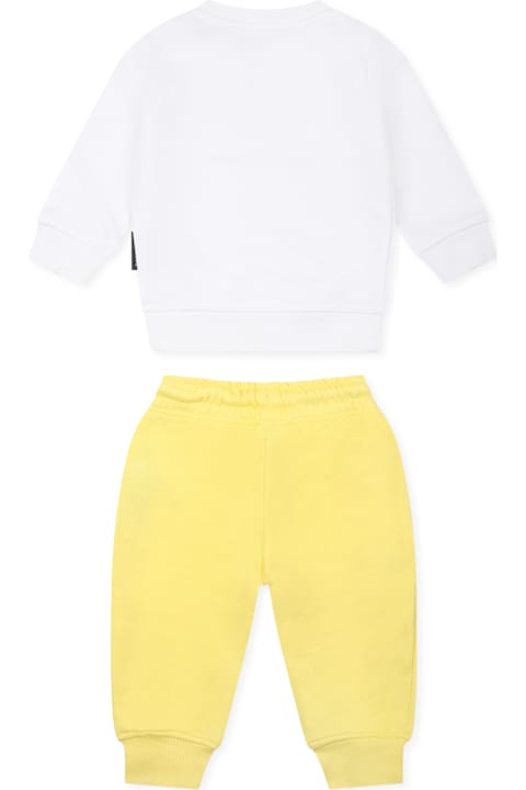 أدوات منزلية Richmond Yellow Suit For Baby Boy With Logo