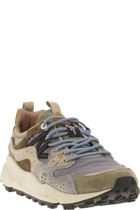 Flower Mountain for Men Flower Mountain Yamano 3 - Sneakers In Suede And Technical Fabric