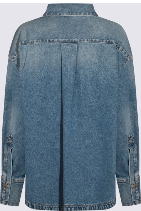 أدوات منزلية The Attico Blue Cotton Shirt