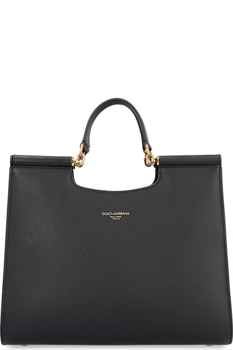 Dolce & Gabbana Totes for Women Dolce & Gabbana Small Sicily Tote Bag