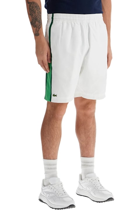 Lacoste Pants for Men Lacoste Sporty Color Block Bermuda Shorts