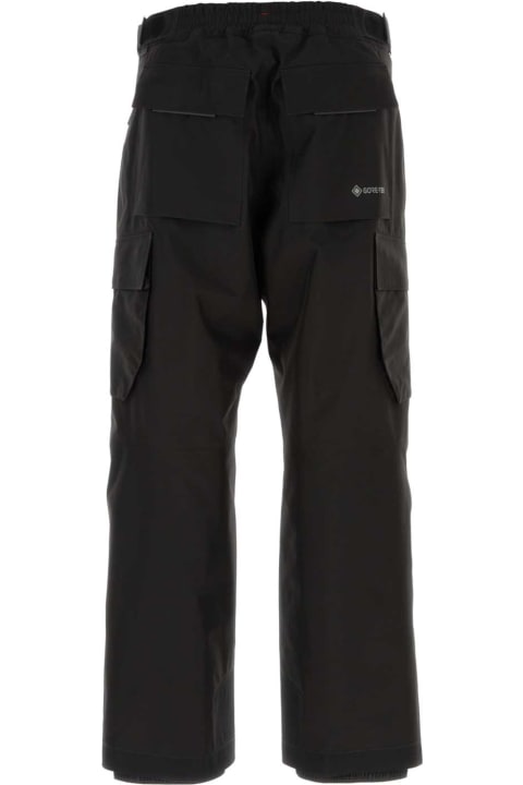 Fashion for Men Moncler Grenoble Black Polyester Ski Pant
