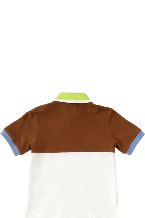 Fendi for Boys Fendi Color-block Polo Shirt