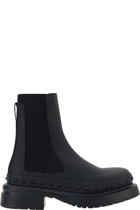 Boots for Men Valentino Garavani 'rockstud M-way' Boot