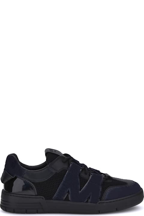 Moschino for Kids Moschino Leather And Mesh Sneakers