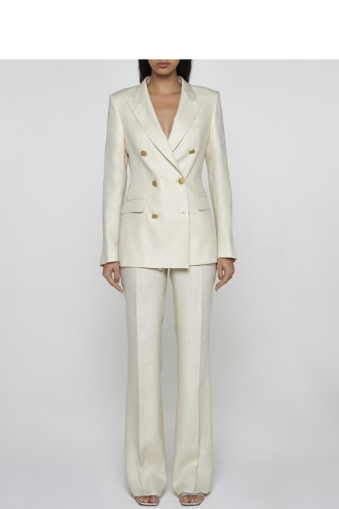Tagliatore for Women Tagliatore Parigi Linen Suit