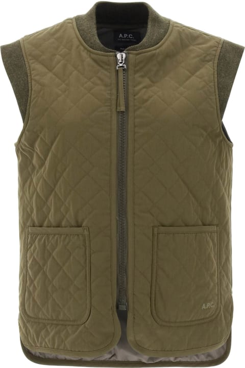 A.P.C. Coats & Jackets for Women A.P.C. Emilie Quilted Vest