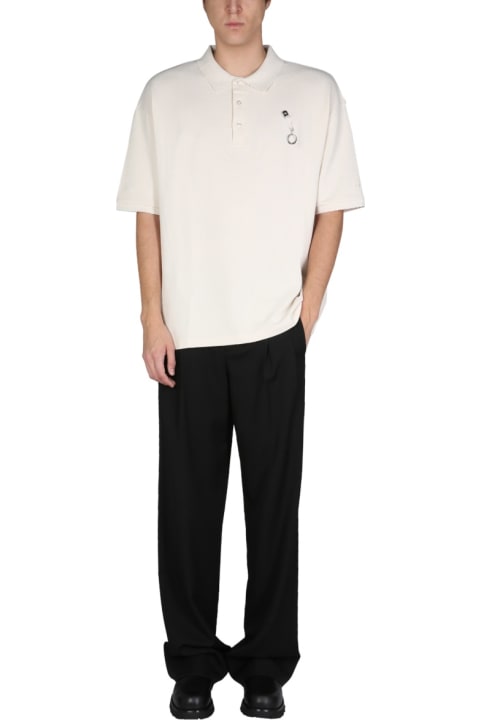 Fred Perry by Raf Simons Topwear for Men Fred Perry by Raf Simons Distressed Oversized Polo Shirt