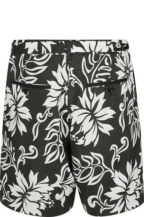 Pants for Men Sacai All-over Printed Belted Shorts