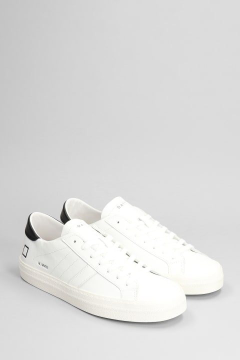 D.A.T.E. Sneakers for Men D.A.T.E. Hill Low Sneakers In White Leather