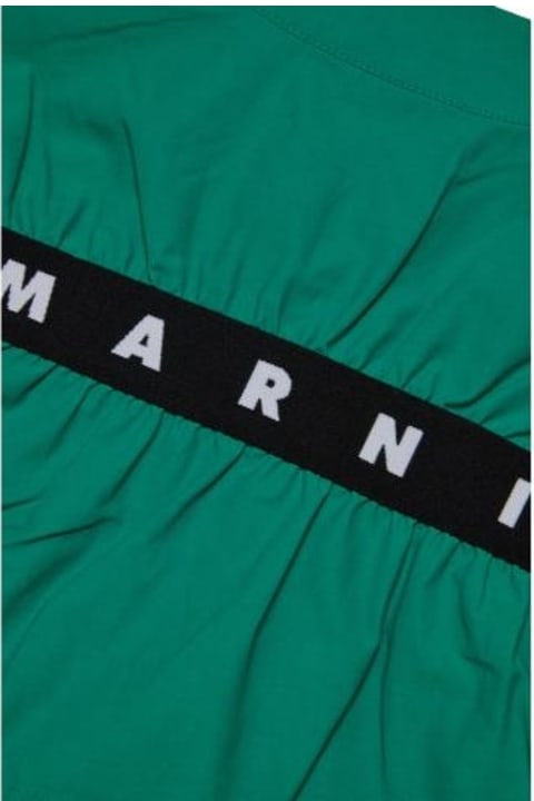 Marni Coats & Jackets for Girls Marni Giacca Con Zip E Logo