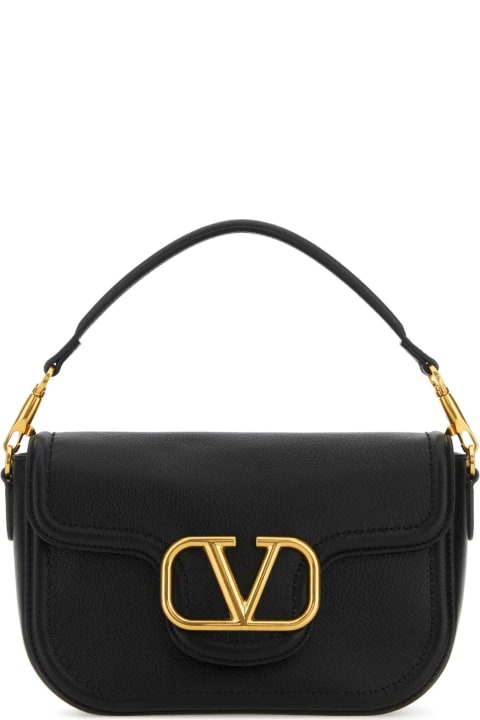 ウィメンズ新着アイテム Valentino Garavani Black Leather Alltime Shoulder Bag
