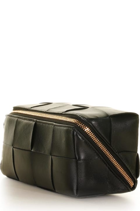 Clutches for Women Bottega Veneta Black Leather Beauty