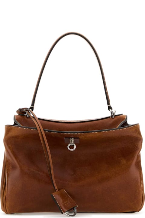 Balenciaga Bags for Women Balenciaga Caramel Leather Small Rodeo Handbag