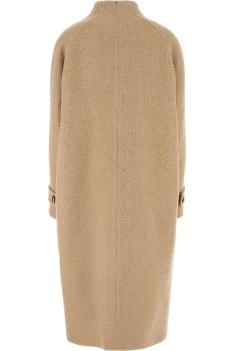 Homeware SportMax Beige Wool Blend Adatti Coat