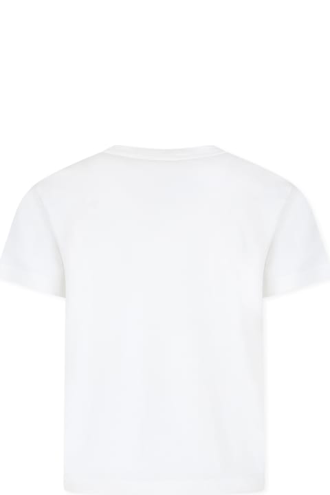 Bonpoint T-Shirts & Polo Shirts for Boys Bonpoint White T-shirt For Boy With Logo