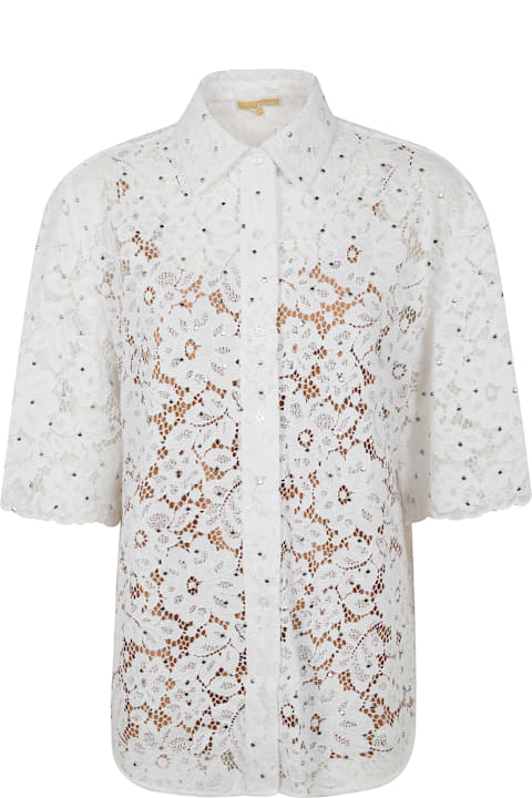 MICHAEL Michael Kors لـ Men MICHAEL Michael Kors Studded Floral Lace Shirt